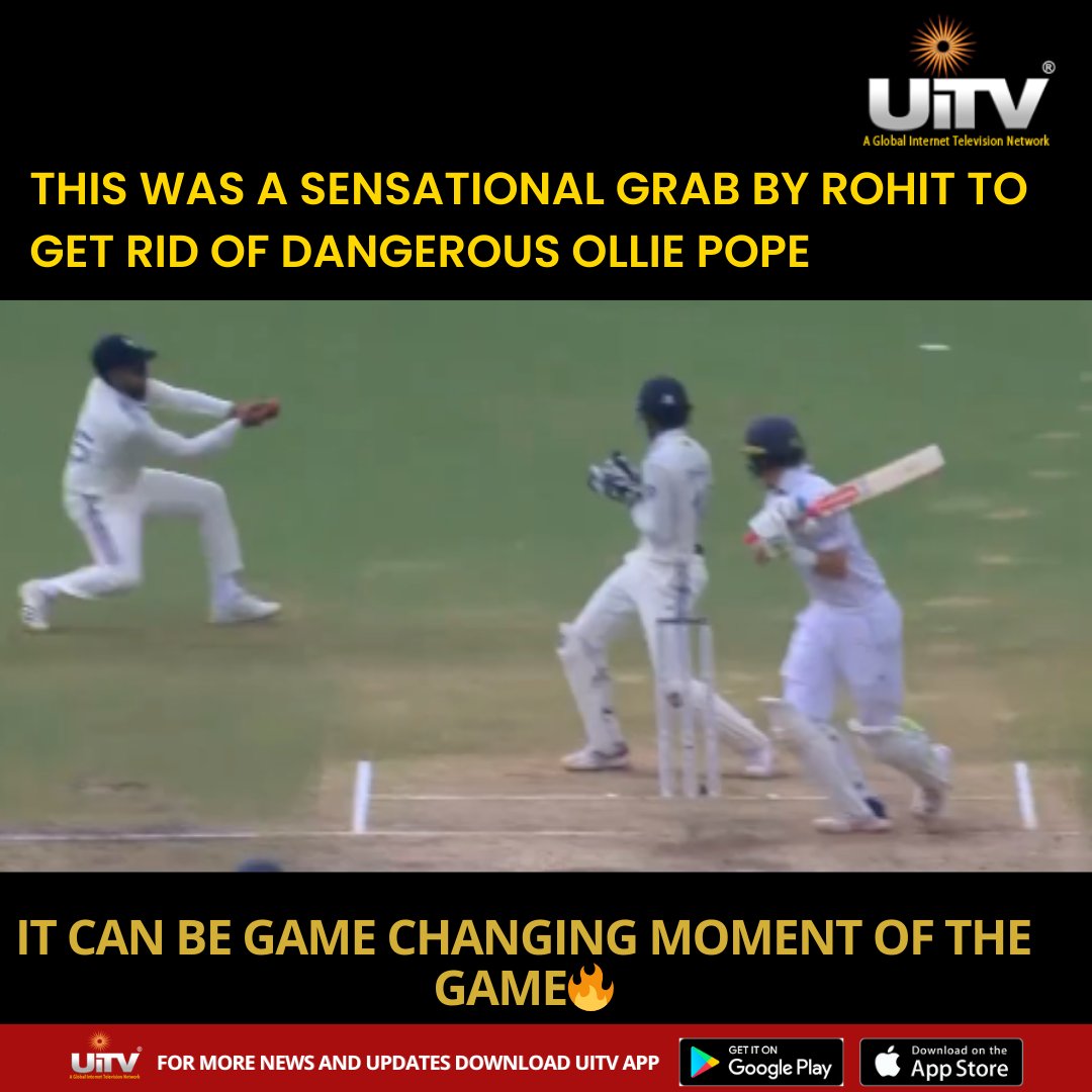 UiTV_Connect's tweet image. Sharp Reflexes edition, ft. captain Rohit Sharma! 👌 👌
.
.
.
#RohitSharma #INDvsENG2ndtest
