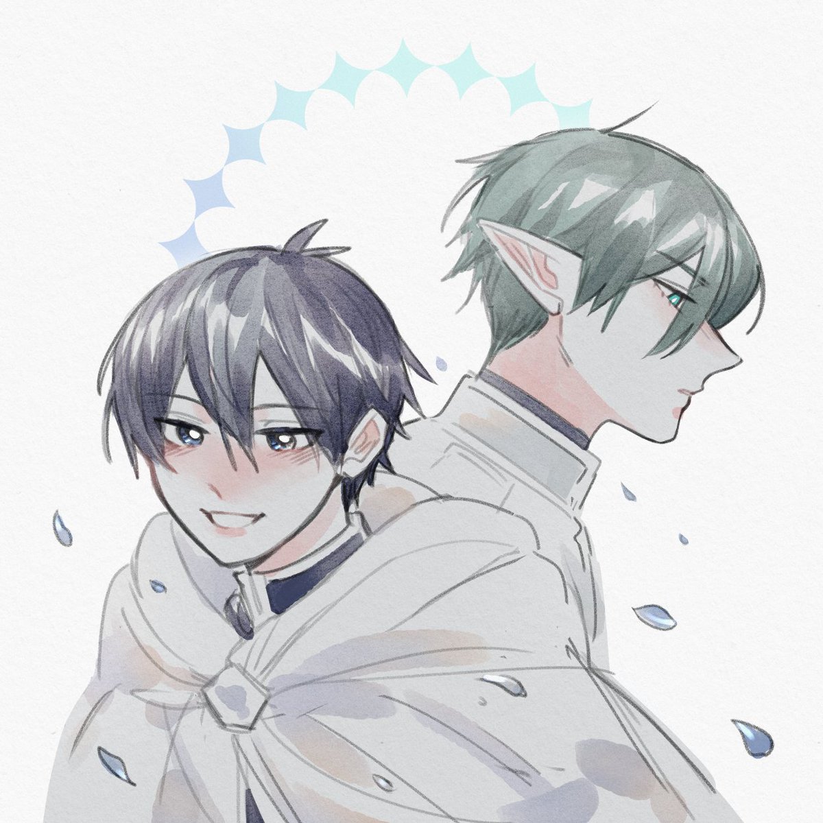 selpuku's tweet photo. rnis + frieren AU 🪻💙
(frieRin... 😂) https://t.co/fpmZRbbl8r