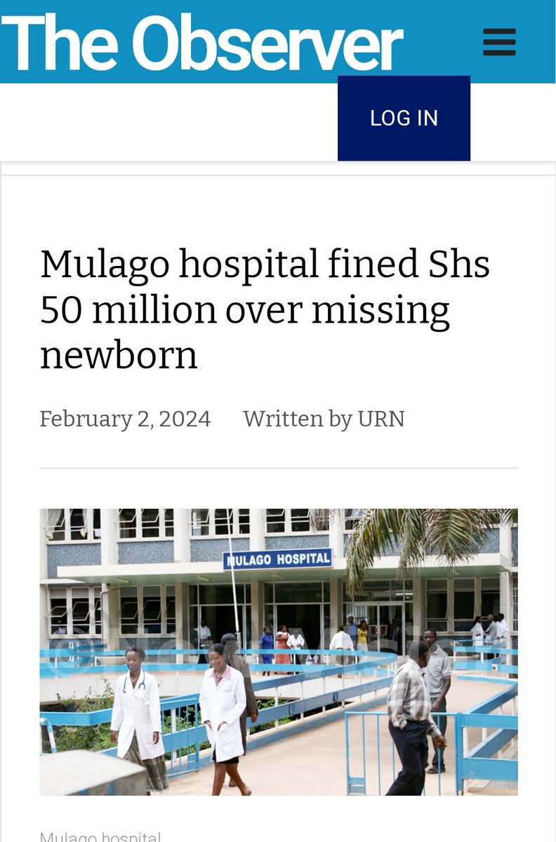 The management of @MulagoHospital @henrymwebesa @DrAyumeCharles 
@MinofHealthUG can you tell us where did the baby go from the hospital or you start a business of selling babies
#MisRule of @nrm under mafia @KagutaMuseveni 
#38YearsOfDictatorship