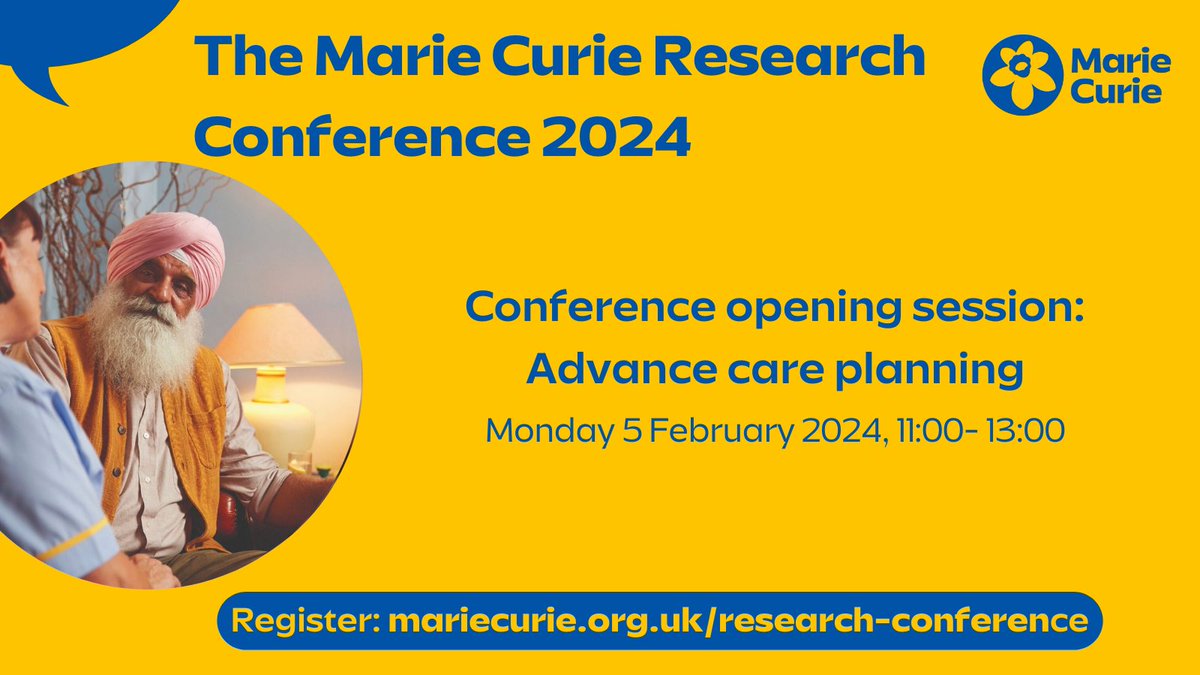 Advance care planning - when's the best time to start planning ahead, what are the challenges, who should be involved &amp; what does the evidence say?
Join us at 11 to hear the latest research and join our panel of experts as they discuss and debate. Sign up: bit.ly/3Q9Vgsb
