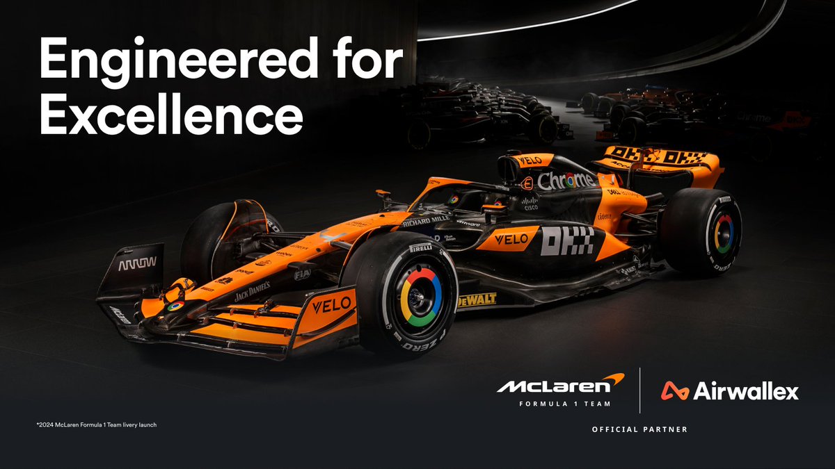 airwallex's tweet photo. We’re now an Official Partner of the @McLarenF1, Formula 1 team. 🏎️

United by our passion for engineering, speed, and precision, Airwallex and McLaren Racing are joining forces on and off the track. 

Read the full story here 👉 https://t.co/RA0kCwmpF3 https://t.co/iEfkN69KF1