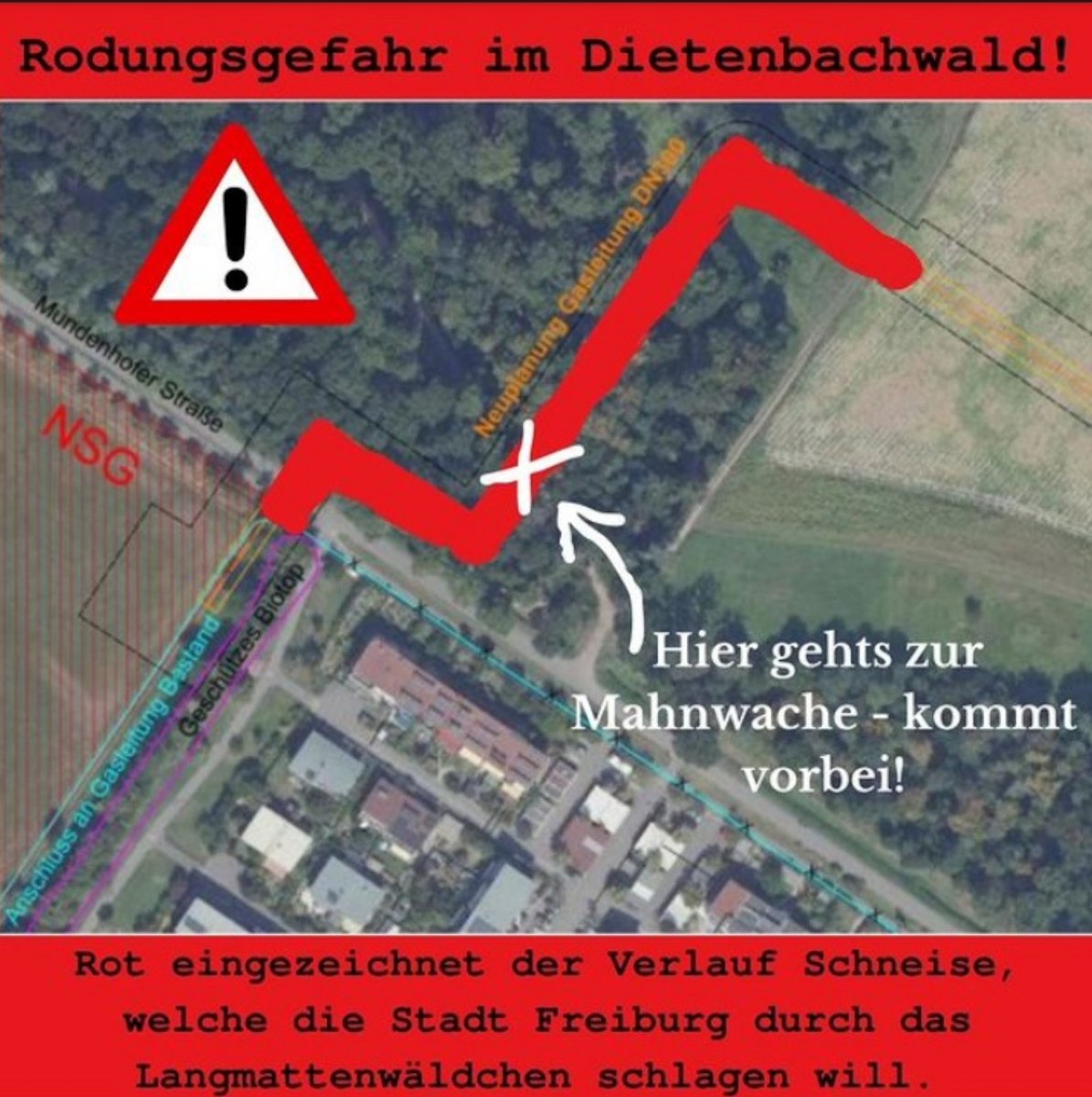 A49illegalTF's tweet photo. 💥🚨💥🚨🚨🚨💥🚨💥🚨🚨💥
COPS im #DietiBleibt 

💥AKUT RODUNGSBEDROHT💥

#Dietenbach #Freiburg

#JederBaumzählt
3.500 BÄUME für #GAS-leitung‼️

Wieder sollen Tatsachen geschaffen werden!

Obwohl NOCH KEIN GERICHTURSTEIL‼️

https://t.co/McPi6Jt4OU

‼️GAB KEINE PRÜFUNG Alternative https://t.co/RmyONFj3zR