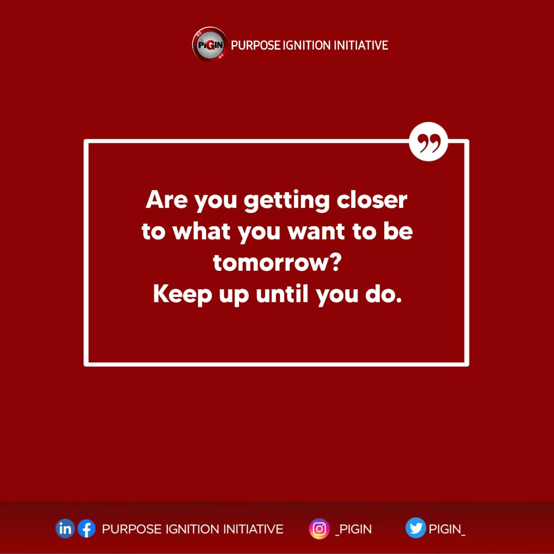 PIGIN_'s tweet photo. Do not stop taking those baby steps until you achieve the tomorrow youβve always envision.
It's a new week, make it count.
#pigin #achieve #success #monday #MondayMotivation https://t.co/UatD9WaVJ3