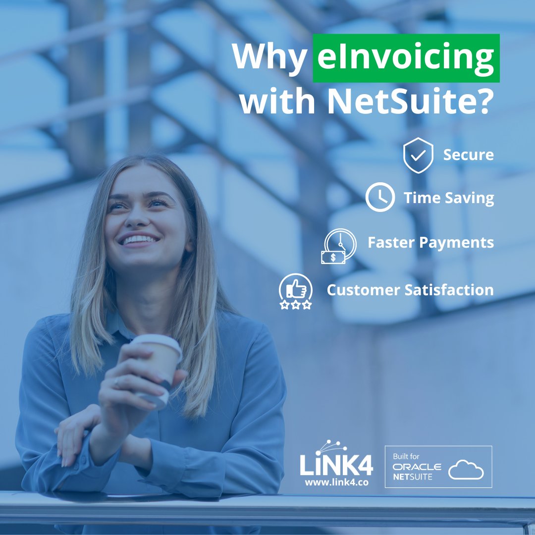 Struggling with payments &amp; frustrated customers? #Link4 #eInvoicing can help! Learn how #NetSuite users can enjoy eInvoicing via Link4, your trusted #Peppol expert: zurl.co/dmnf

#BFN #DigitalTransformation