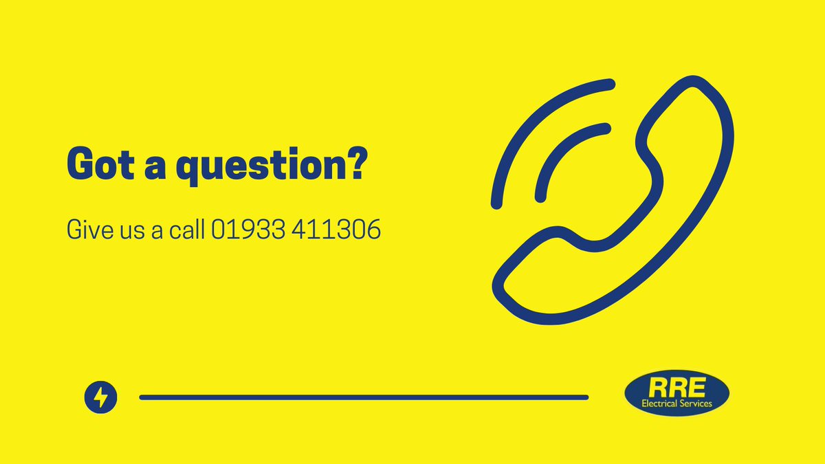 RREElectrical's tweet photo. Have you got a question for us? Want to know more about #electricalengineering? Need to know more about what we can do for your #business?
Give us a call! https://t.co/EHPoZjkvLZ