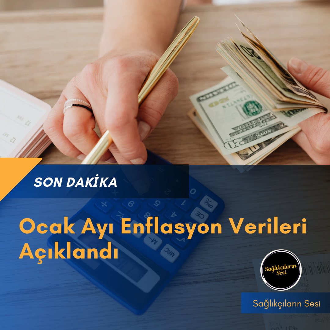 saglikcisesiyiz's tweet photo. Ocak Ayı #enflasyon verileri açıklandı 

📍TÜİK verilerine göre %6.7
📍ENAG verilerine göre %9.38

#altın #pazartesi https://t.co/xtgGSR40pi