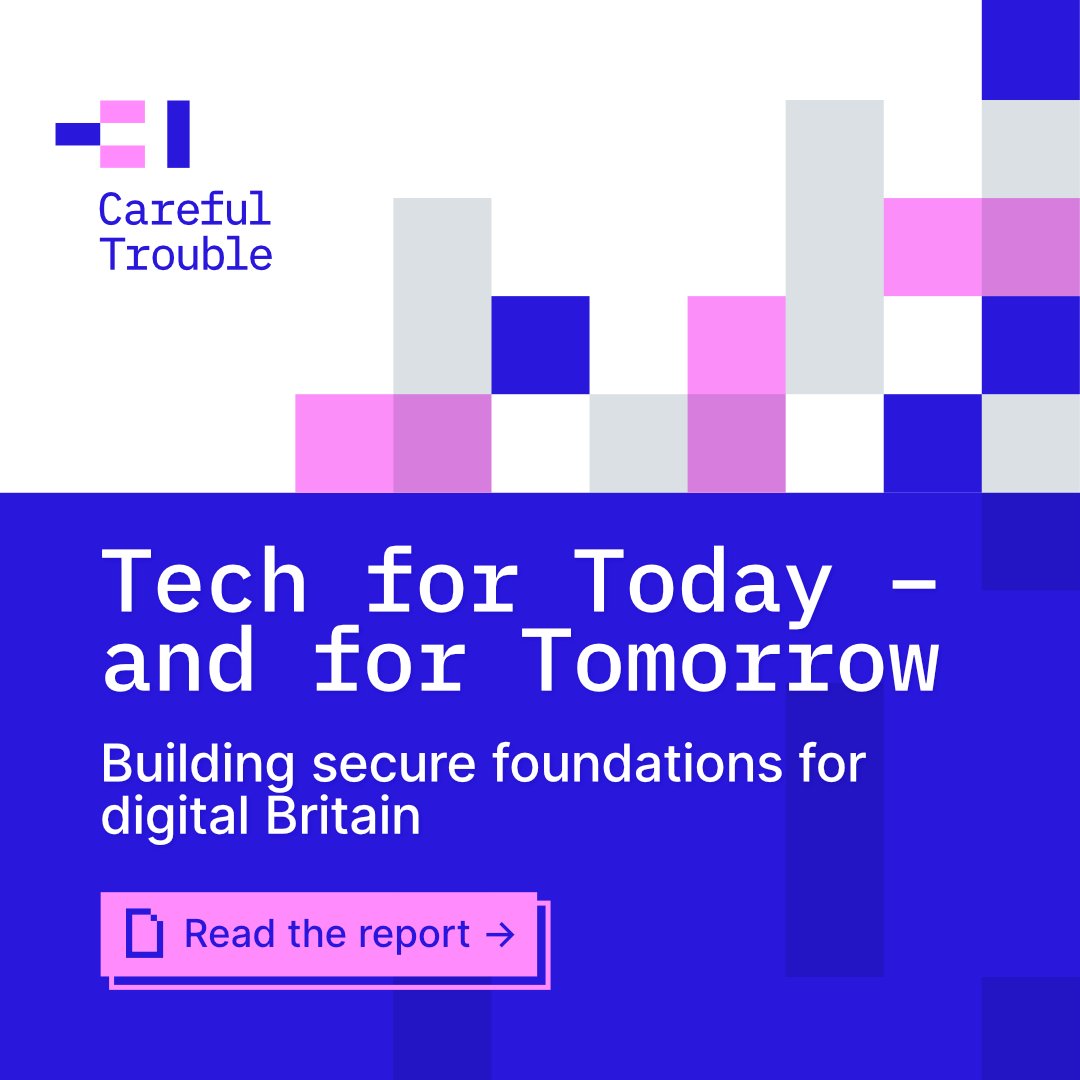 🔔 New paper alert.🔔 Why Britain needs Tech for Today - not just for tomorrow Technology roll-out often gets overlooked in favour of dazzling new innovation, but what use is technology if it can't deliver a better quality of life for everyone, everywhere?