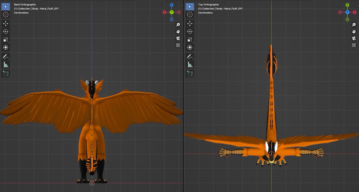 gryfin77's tweet photo. Birb (po prostu przypinam go do profilu) VRC model https://t.co/AYmSkJD6Df