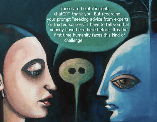 abrailas's tweet image. Once upon a time were humans and AIs #postdigital doi.org/10.1007/s42438…