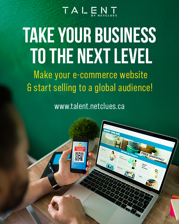 Go digital, Go big! Transform your business with an online presence. Contact us Today!🚀

#TalentByNetclues #WebsiteDevelopment #WebDevelopers #Netclues #GlobalCommerce #ExpandYourReach #EcommerceSuccess