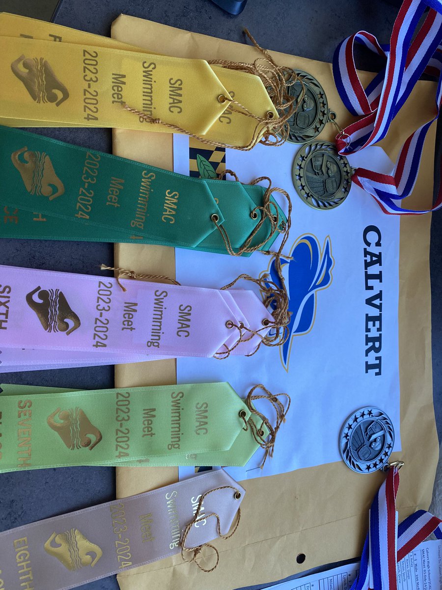 We had a good SMAC meet!      Ow on to Regions.  <a href="/THECalvertHigh/">Calvert High School</a>