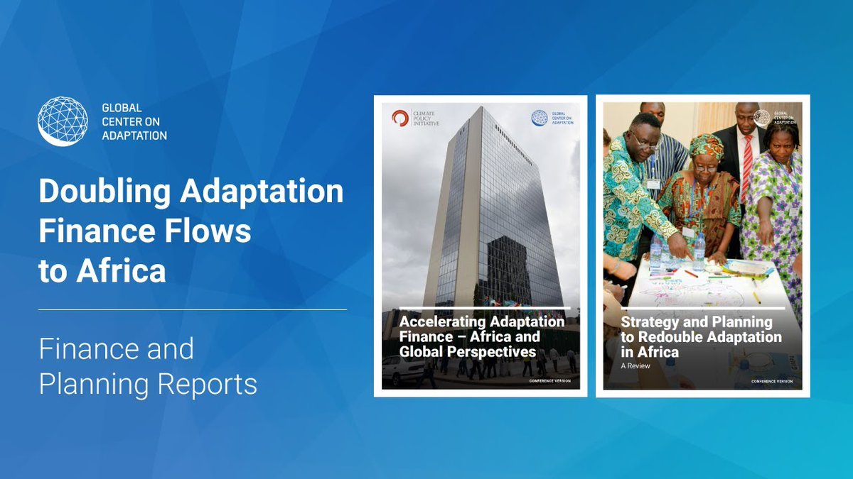 Take a look at this video where we summarize the reports “Accelerating Adaptation Finance” and “Strategy and Planning to Redouble Adaptation in Africa” that I co-directed with @JamalSaghir3 youtube.com/watch?v=dXHPEj…