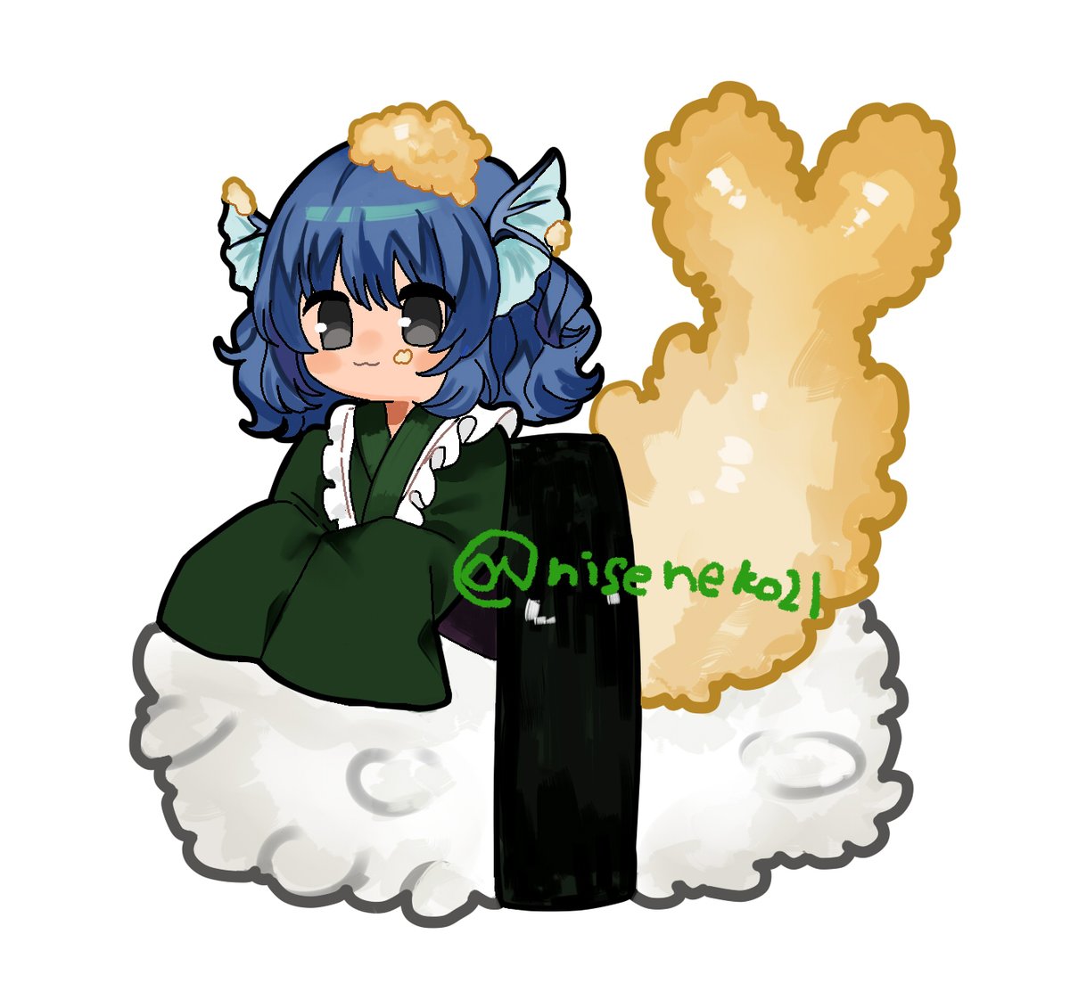 わかさぎ姫×天ぷら ＃東方Project