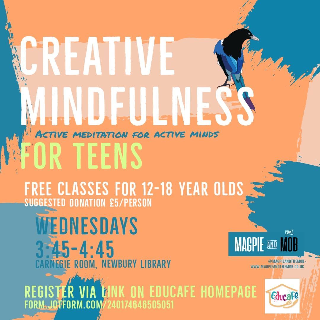 WBerksLibraries's tweet photo. New #mindfulness classes for 12-18 year olds start this Wednesday, 3.45-4.45pm at #Newbury Library. For more details and to book a place (either for a single session or a series of classes) please contact #Educafe: https://t.co/3EJHJs21Ln https://t.co/I6917gnHOk