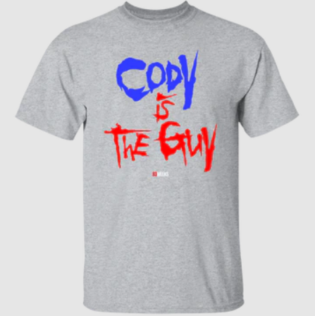 HeyHeyItsConrad's tweet photo. He's our guy. He's THE guy. #WeWantCody 

Grab a shirt 👇 https://t.co/VVCc2r2Fty