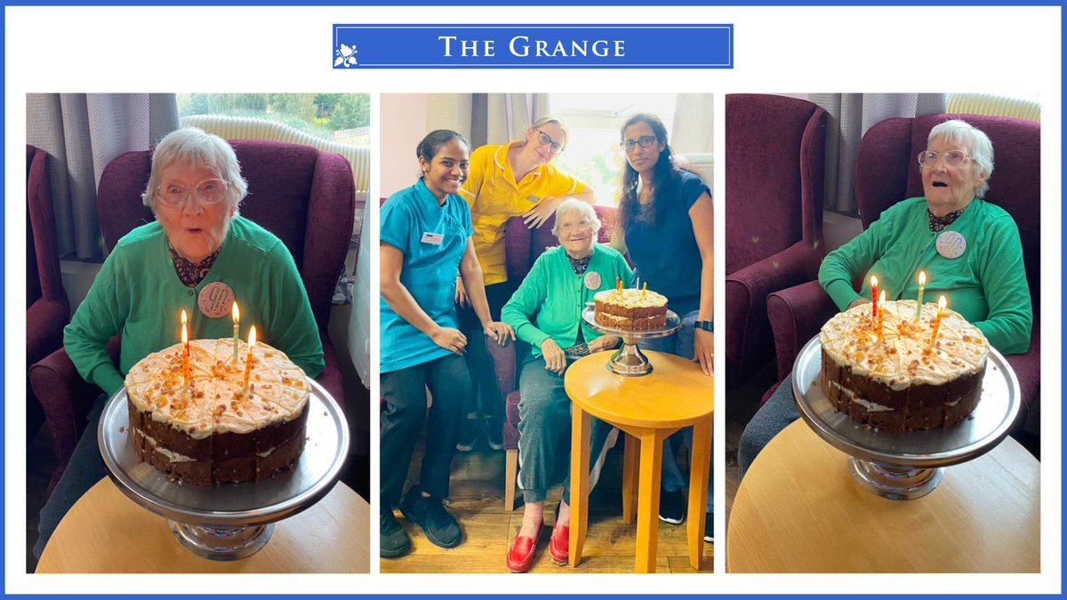Marian had a wonderful 90th birthday surrounded by staff, other residents and her family. She was showered with presents and love. She really enjoyed her day and was very overcome when everyone sang Happy Birthday to her. 
#happybirthday