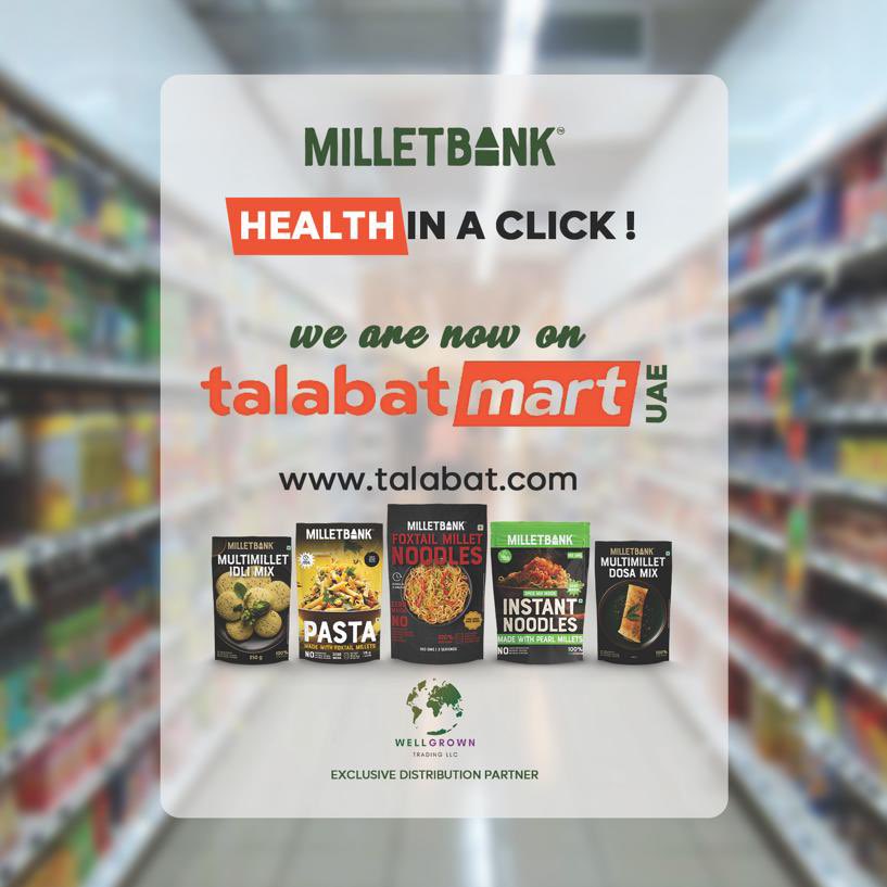 Happy to announce that we are now on #Talabatmart, UAE! #MarketUpdate