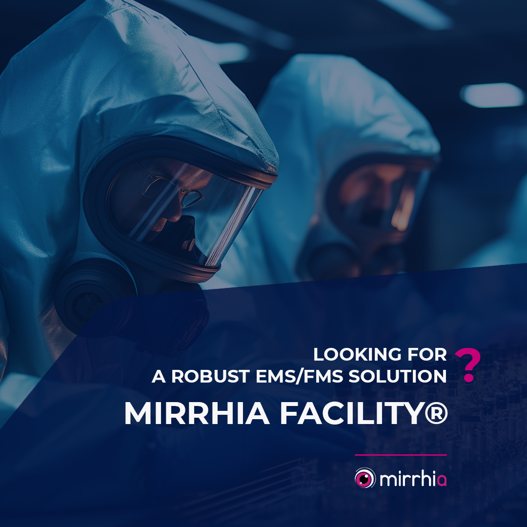 When it comes to choosing a solid and robust EMS/FMS solution, Mirrhia meets all the criteria with MIRRHIA FACILITY®.
Why 👉🏻 mirrhia.com

#Mirrhia #MirrhiaFacility #environmentalmonitoring #FMS #EMS #pharmaceuticalindustry #21cfr
#GMP #gamp5 #annex1