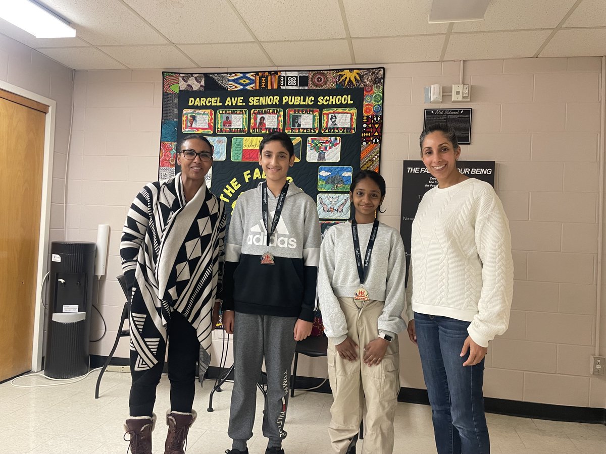 Congratulations to Rubanya, Agastyan and Sahib on their medal winning performance at the badminton tournament.