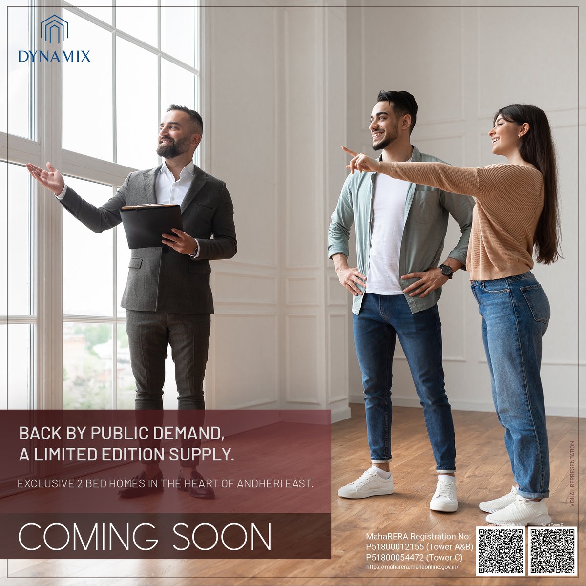 dynamix_group's tweet photo. We're thrilled to announce the upcoming launch of our exclusive 2-bed residences in the Hospitality Heart of Mumbai. Gain an unfiltered preview into a life in the only residential property in a 5 Star Locality. Unveiling Soon! Stay tuned for updates.
.
.
#dynamixgroup https://t.co/wU90GP0cik