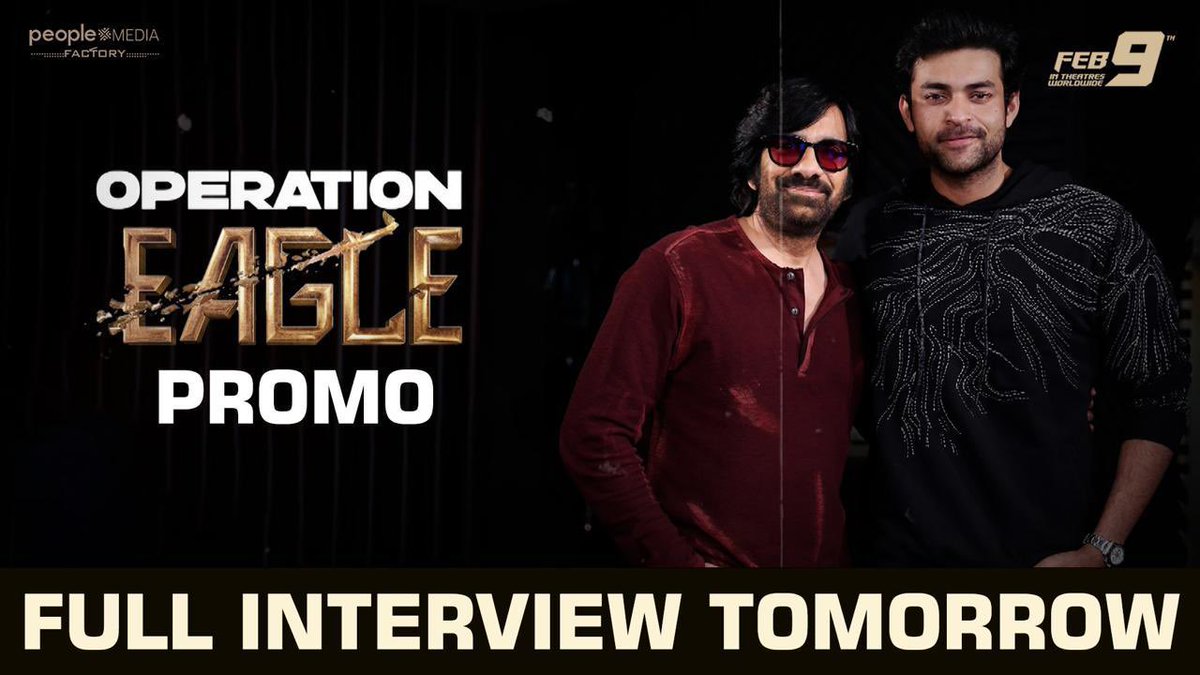 #OperationEagle 

Promo - youtu.be/PkyPRF19r7I 

FULL INTERVIEW OUT TOMORROW