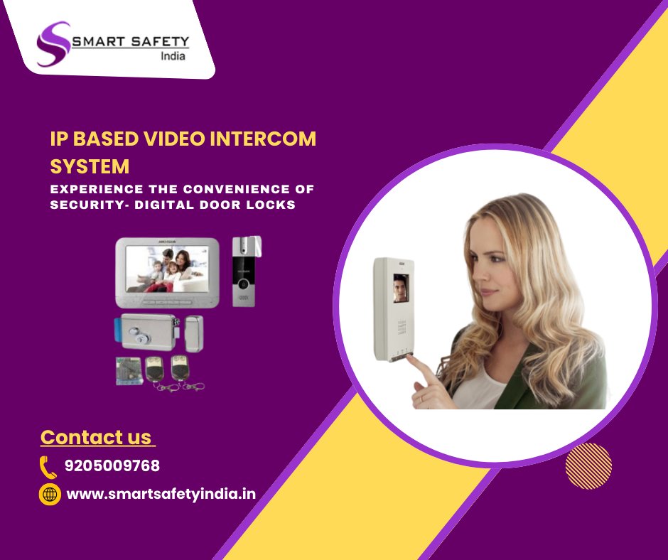 smartsafetygps's tweet photo. Smart Safety India offers video door phones with an electronic door lock access control system for the main gate it is a wireless IP-based video door phone 
Contact Us Now:-9205009768
Visit: https://t.co/pIxuSJCTMl
#ipvideointercom #videodoorphone #doorlock #intercomsystem https://t.co/tP4FjJ1L2A