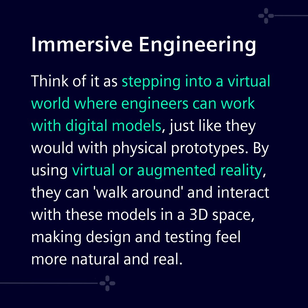 Siemens's tweet photo. Everybody is talking about #SpatialComputing and the #Metaverse, but what exactly is it? And what does it have to do with the #IndustrialMetaverse, Immersive Engineering, and our partnership with @Sony?