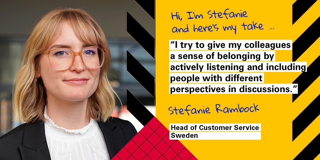 Encouraging #diversity takes active participation. 🌈 And that starts with dialogue. Stefanie, our Head of Customer Service Sweden, knows that making room for #newperspectives is making room for new possibilities. 💪 #PERI #equity #inclusion