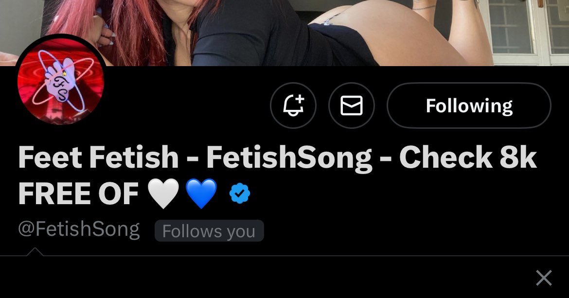 If you’re not already. Give this page a follow  <a href="/FetishSong/">Feet Fetish - FetishSong - Check 11k FREE OF 🤍💙</a>