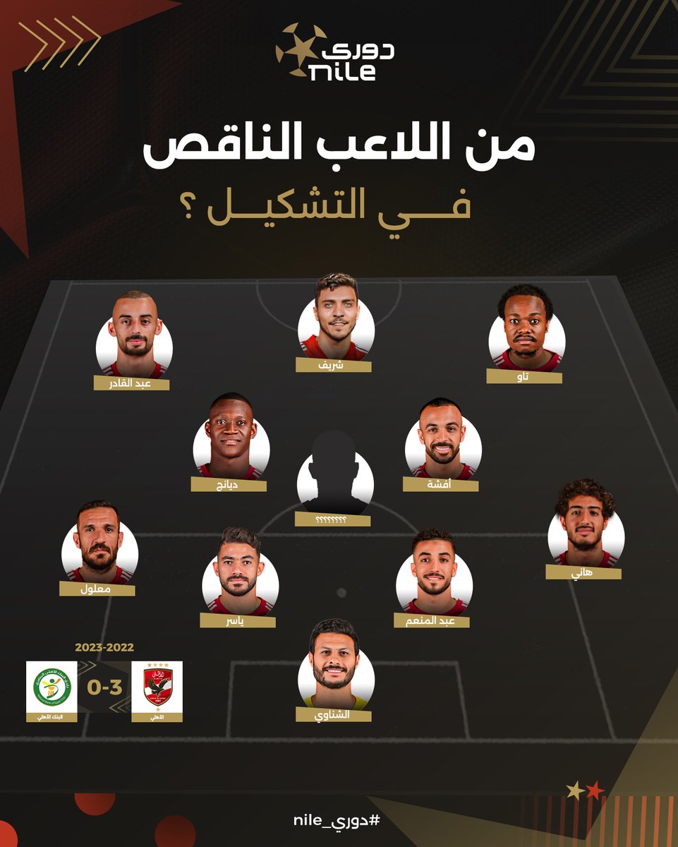 تمتلك ذاكرة قوية؟ 🧠👀
خمن اللاعب 👤🧐

#رابطة_الأندية_المحترفة | #دوري_nile