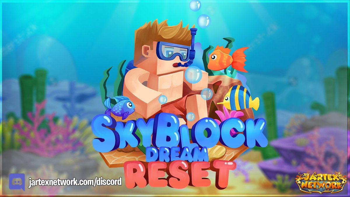 JartexNetwork's tweet photo. JartexNetwork - Skyblock Dream 🫧

SkyblockDream will reset this 𝗙𝗿𝗶𝗱𝗮𝘆, 𝗙𝗲𝗯𝘂𝗮𝗿𝘆 𝟵𝘁𝗵 at 𝟴𝗣𝗠 𝗖𝗘𝗧!

📚Find out more: https://t.co/QH1Bgef4Dm

We are giving away the following:
  ▪️ 1x SkyGod Rank
  ▪️ 1x €50 gift card

▶️Like, Follow Retweet to win! https://t.co/ebdC59AtI4