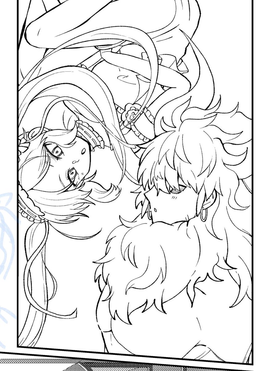 ふごくん初めての推しカプ描けて嬉しいよ…… 