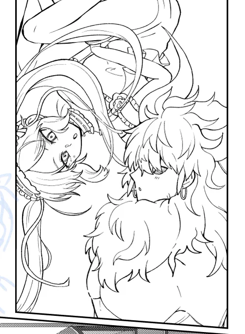 ふごくん初めての推しカプ描けて嬉しいよ…… 