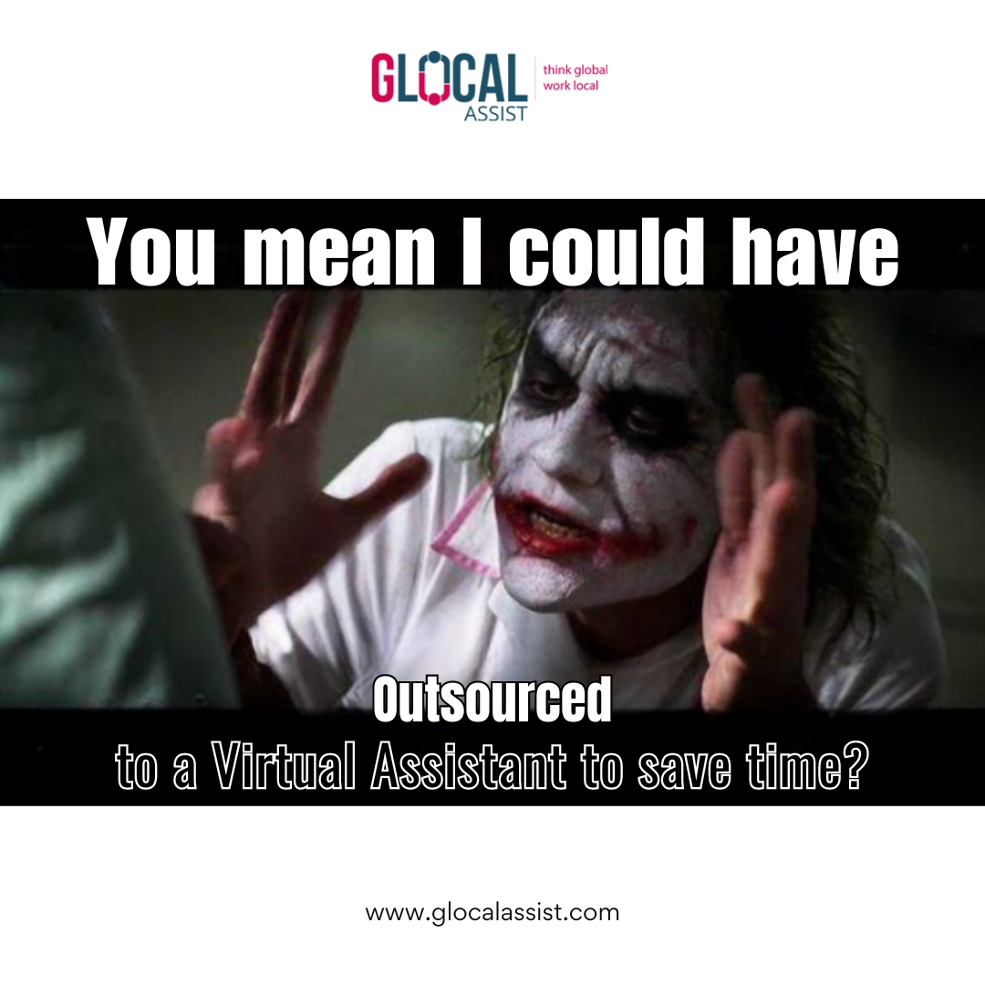 AssistGlocal's tweet image. You mean I could have outsourced to a Virtual Assistant to save time?
#NeedHelp #VirtualAssistant #TaskOverload #meme #memeonvirtualassistant #GlocalAssist