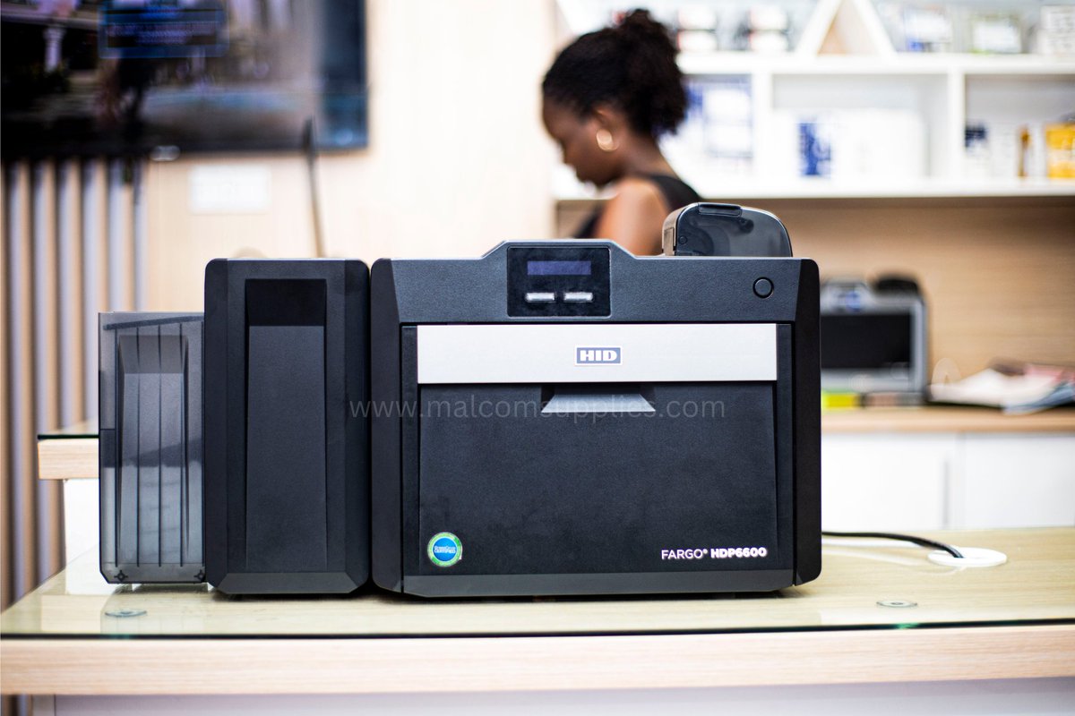 Product: HID FARGO HDP6600 Card Printer

Specifications;
Side Printing- Single or Dual
Capacity- 230 cards/hr
Brand- FARGO
Model Name/Number- HDP6600
Memory- 1 GB RAM
Resolution- 600 dpi
Accepted Card Sizes- CR-80
Print Method- Dye-Sublimation / Resin Thermal Transfer