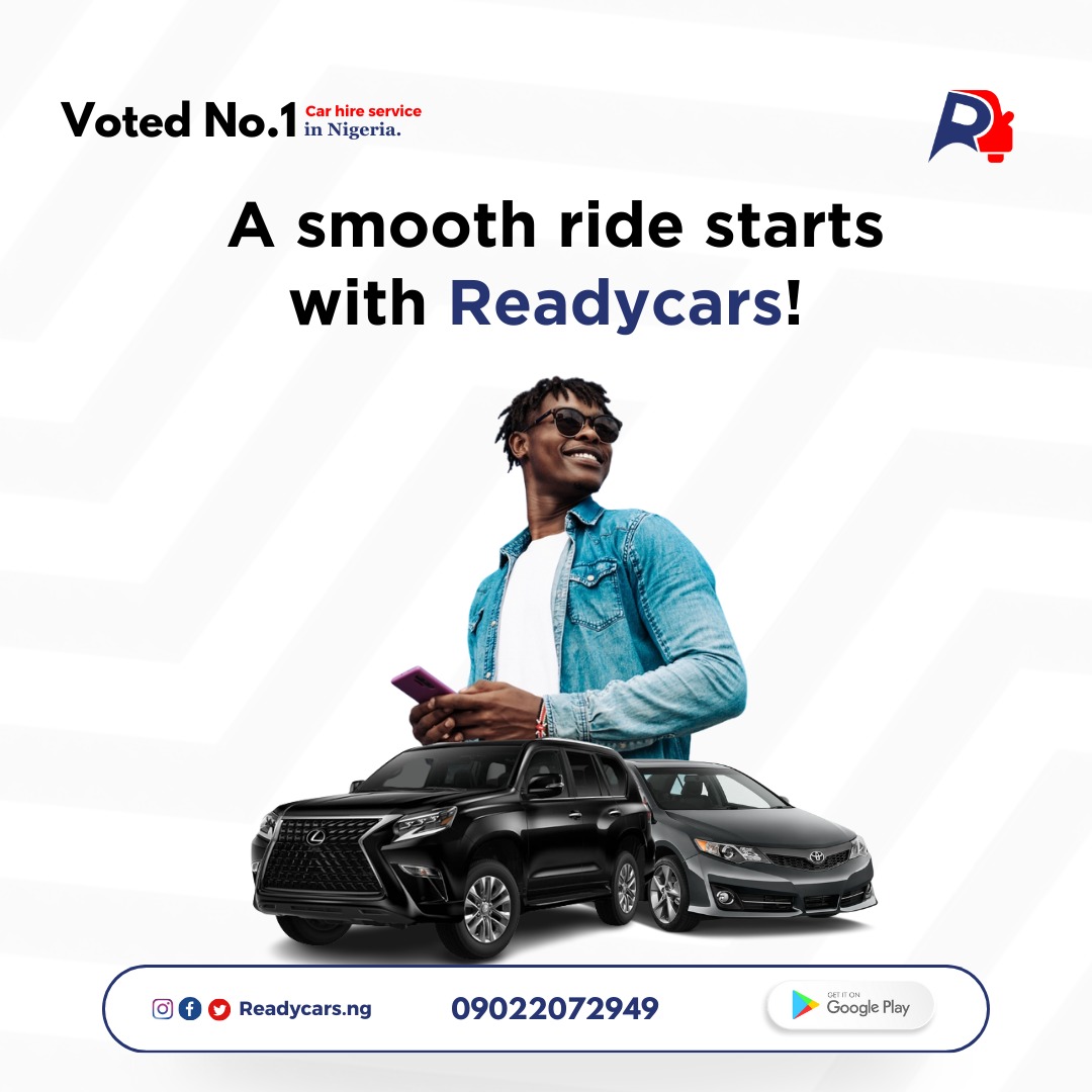 Happy New Week💃💃💃

Going somewhere?

Your smooth ride starts with Readycars🤗

Send a DM to book your rides or contact us via 09022072949, 09024166944 

#readycars #carhire 
 #readytomove #carrentalinlagos #carrentalinibadan #carrentalinosogbo #carrentals #luxury #comfort