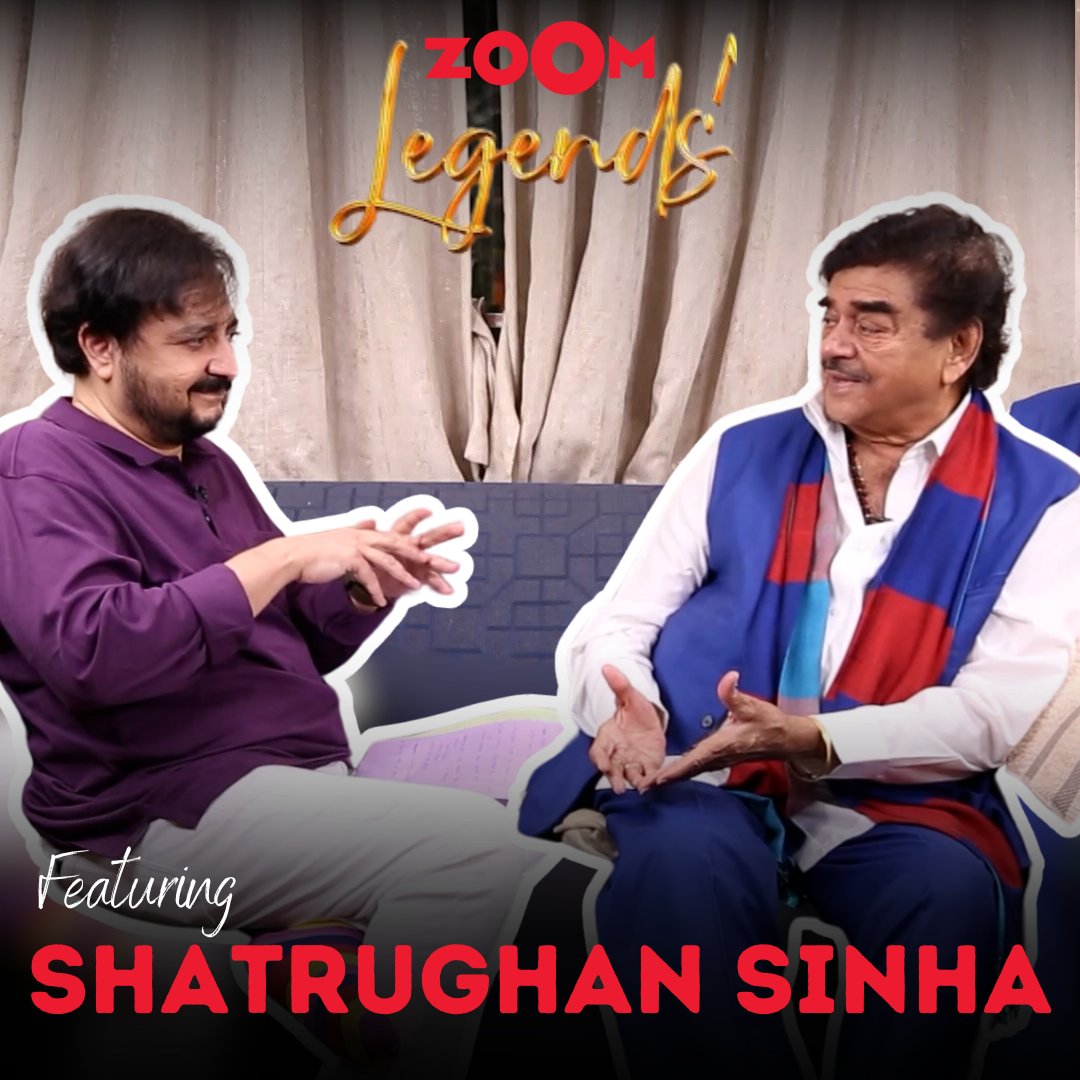 ZoomTV's tweet photo. Time to take a stroll down to the memory laneππ°οΈ Introducing our new series 'Legends,' kicking off with none other than the iconic @ShatrughanSinha. Join our host in an exclusive and fun chat with the superstar. Full video dropping soon.
#zoomtv #shatrughansinha #zoomlegends https://t.co/oc9chetgFf