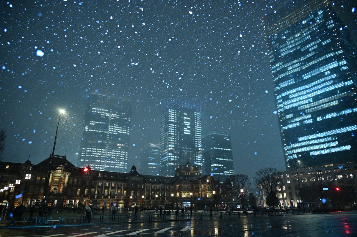 NAVY_ICHIHO's tweet photo. 東京×雪 https://t.co/tF8Vg8vgoF
