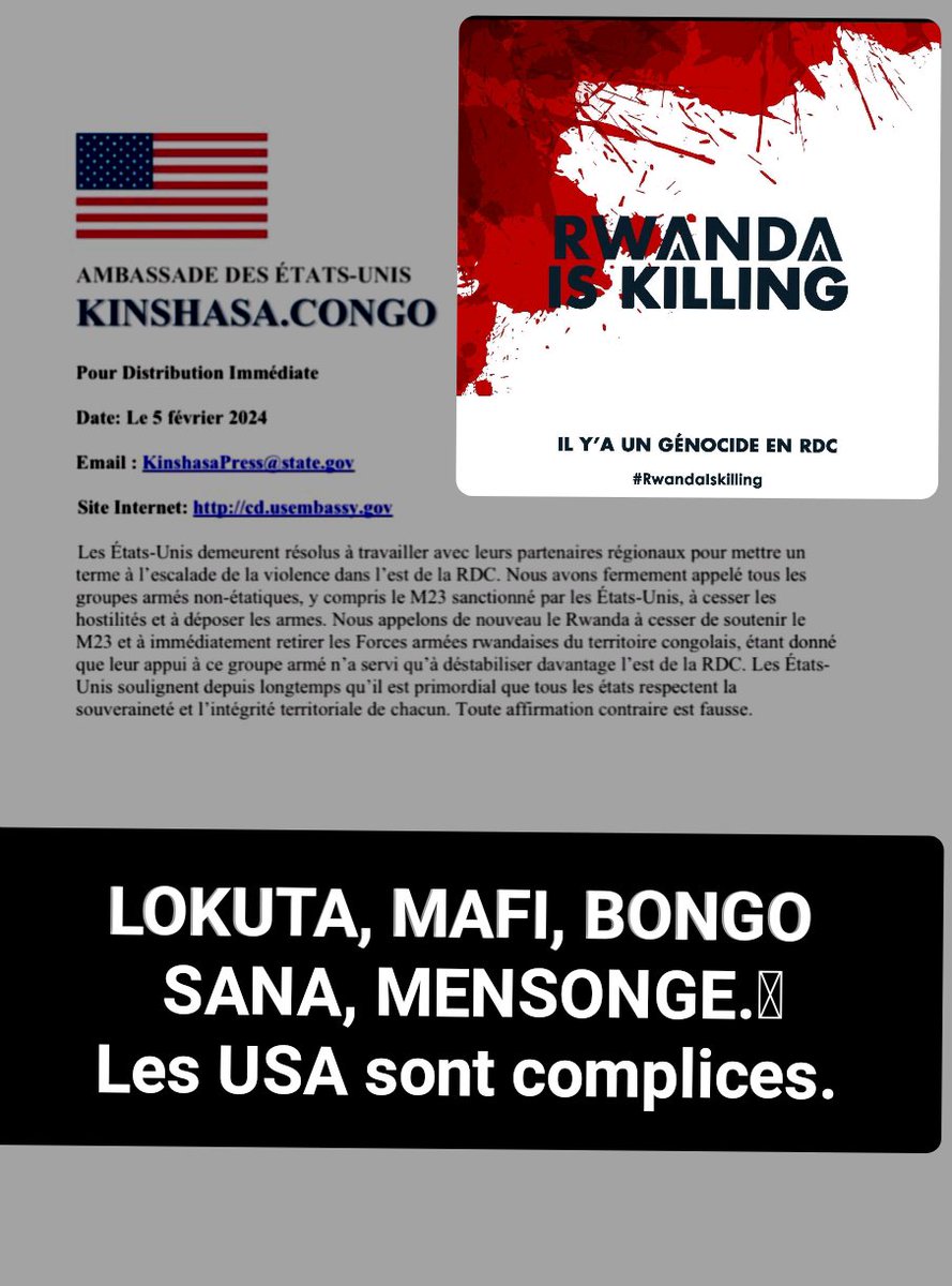 Tout congolais qui aime l'Est de la RDC doit LIKER et RETWEETEZ cette HYPOCRISIE. 
Trop c'est trop !