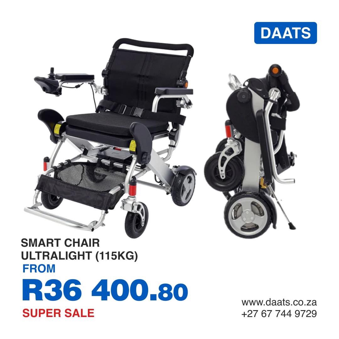 daatsstore's tweet photo. Smart Chair features suspensions which ensure smoother and more comfortable driving.

✓ Extremely light 26kg

✓ Maximum supportive weight 115kg

✓ Powerful motors 24V 180W

✓ 2 Lithium Batteries 12V-10Ah

✓ Autonomy 15km

Shop now: https://t.co/2PrIL5aegv https://t.co/0sU5idhxLi