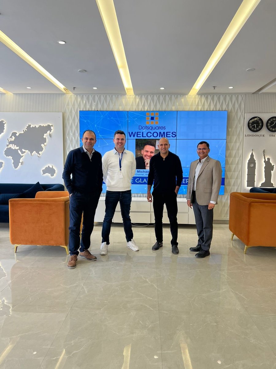 dotsquares's tweet image. Today at our GCC in India, we had the honour of hosting Michael, VP EMEA from Keyfactor. Engaging in discussions about our #partnership and future growth, we&apos;re grateful for his visit and eager to see the bonds and opportunities it fosters.  #dotsquares #keyfactor