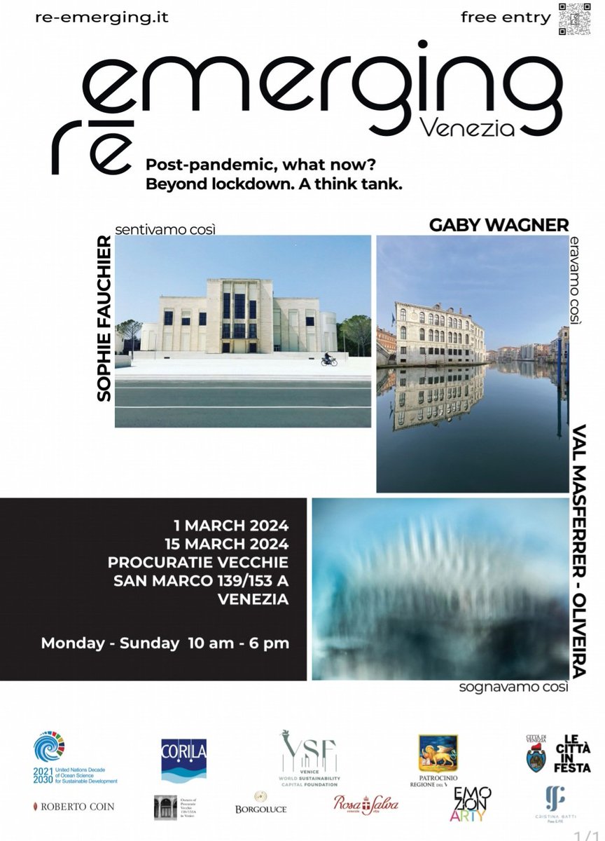 valmasferrer's tweet photo. Save the Date!  1st  to the 15th of March - https://t.co/Q2iJD8ebH5 
A very unique project combining research, science, sociology, environmental awareness and, above all, Art and Passion.
#exhibition #fineartphotography    #art #science #social #environmental #venice #italy https://t.co/ns0elyq8Qo