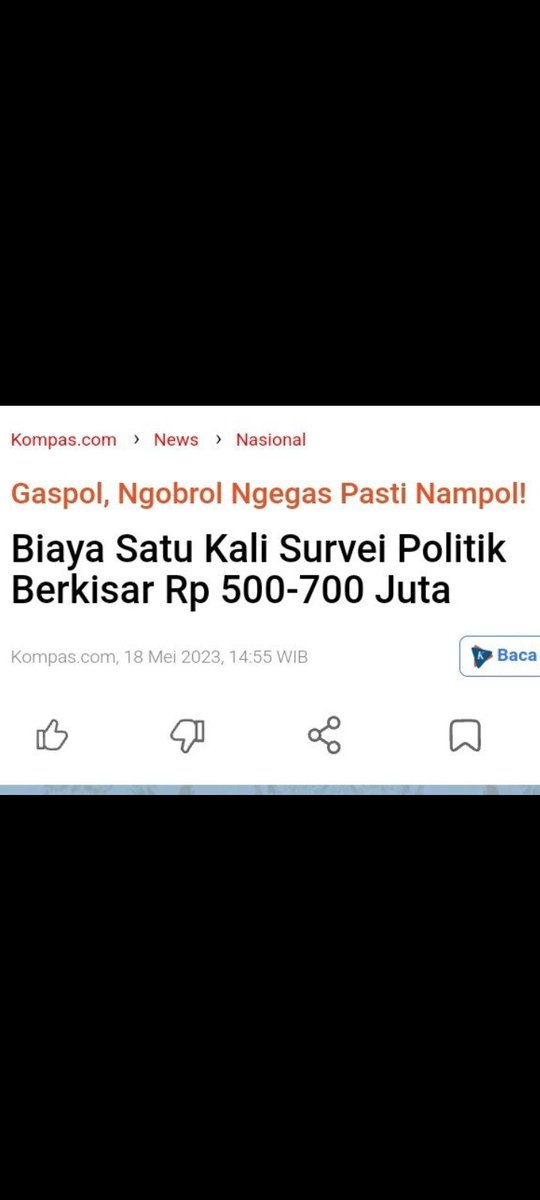Roni03055665's tweet photo. Duit drmn ya byr lembaga survey sampe segituny ? https://t.co/e57BIOnAcb