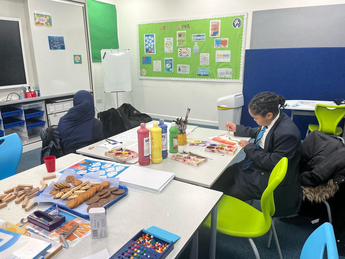 Student activities for #MyVoiceMatters are well under way with some creative work in the well-being room #kindness <a href="/ArkSchools/">Ark Schools & Ventures</a>