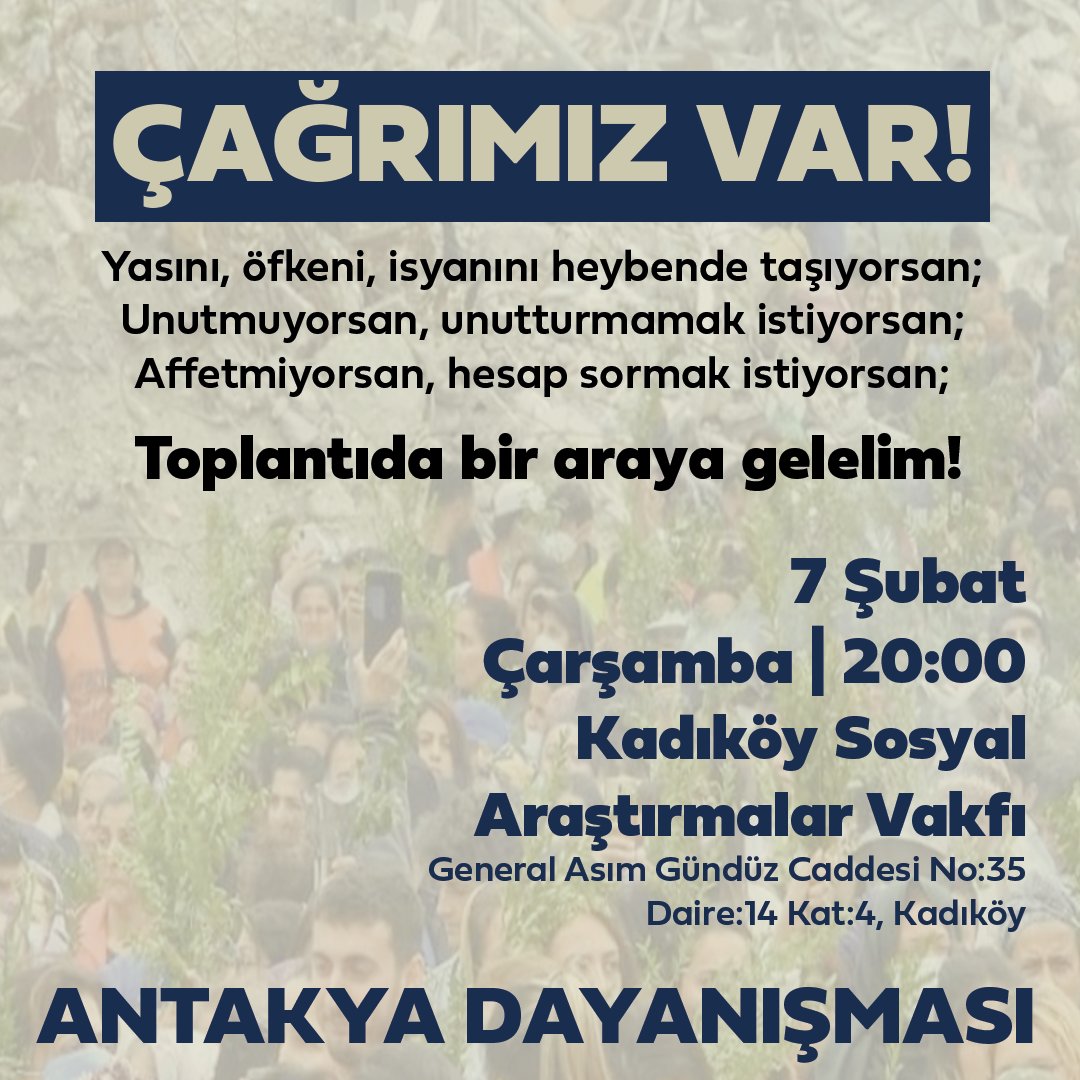 Antakya Dayanışması tweet media