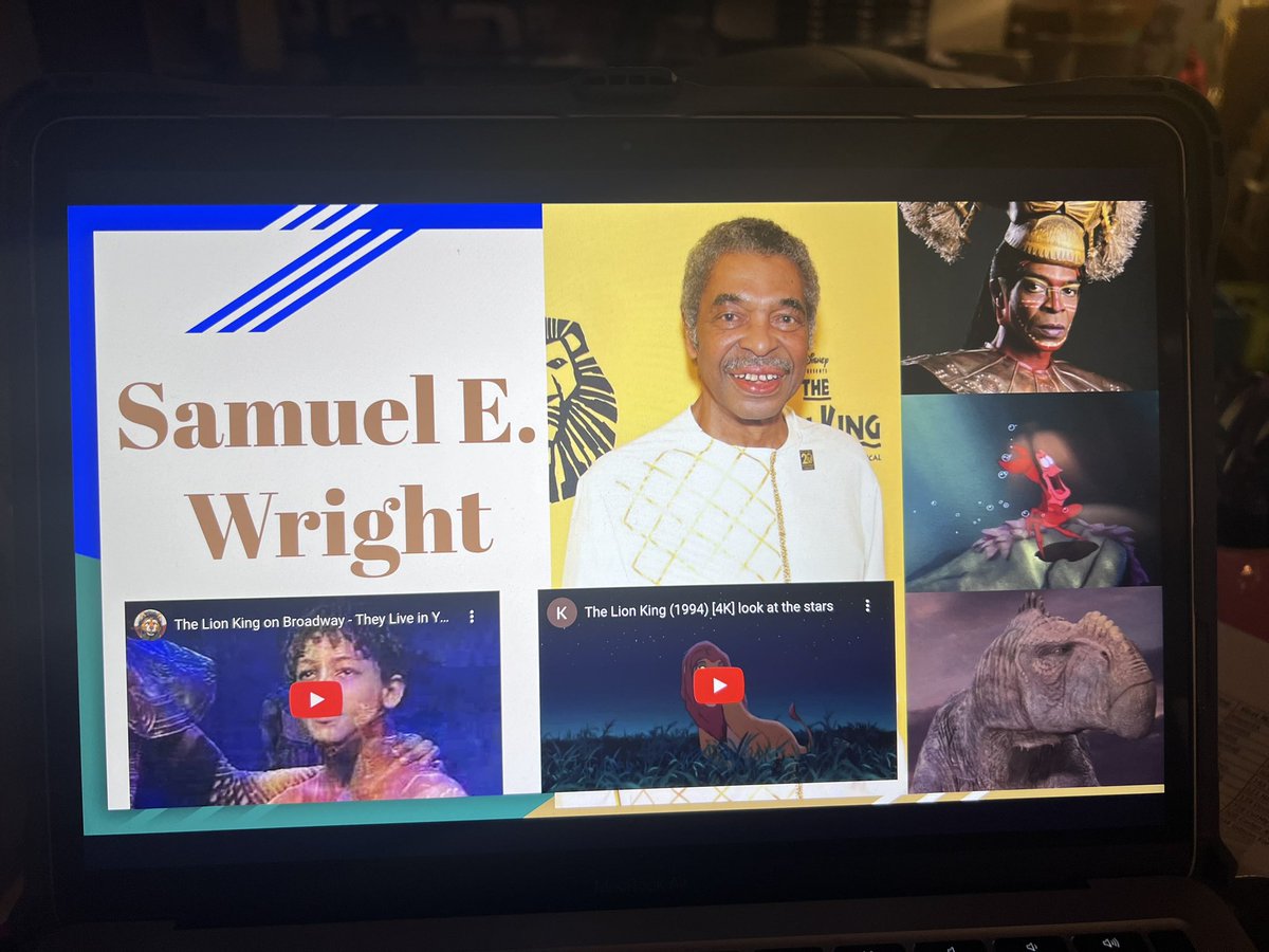 Our Black Theatre History figure this week is Disney voice legend and stage actor (and South Carolina native) ✨🦀 Samuel E. Wright 🦁 ✨