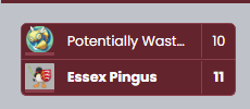The Pingus are on the board! GGs to <a href="/P_Wasteful/">Potentially Wasteful</a>. We look to carry on from this W against Amaretteor Mash! #NootNoot