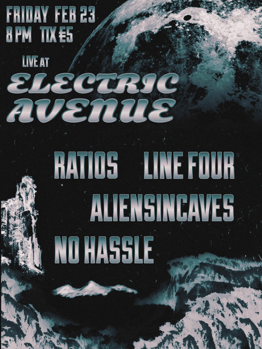 FEBRUARY GIGS
:
A busy month of gigs ahead, kicking off next Thursday in Bello Bar.
:
Tix for Dublin shows are available through the link in our bio!
:
Pay at the door entry for Electric Avenue, Waterford!