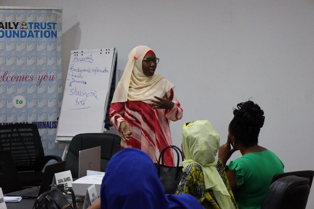 Daily Trust Foundation (@daily_trustf) on Twitter photo Award winning investigative journalist, Lami Sadiq during her session earlier today. <a href="/hurairasadiq/">Lami Sadiq</a> Award winning investigative journalist, Lami Sadiq during her session earlier today. <a href="/hurairasadiq/">Lami Sadiq</a>