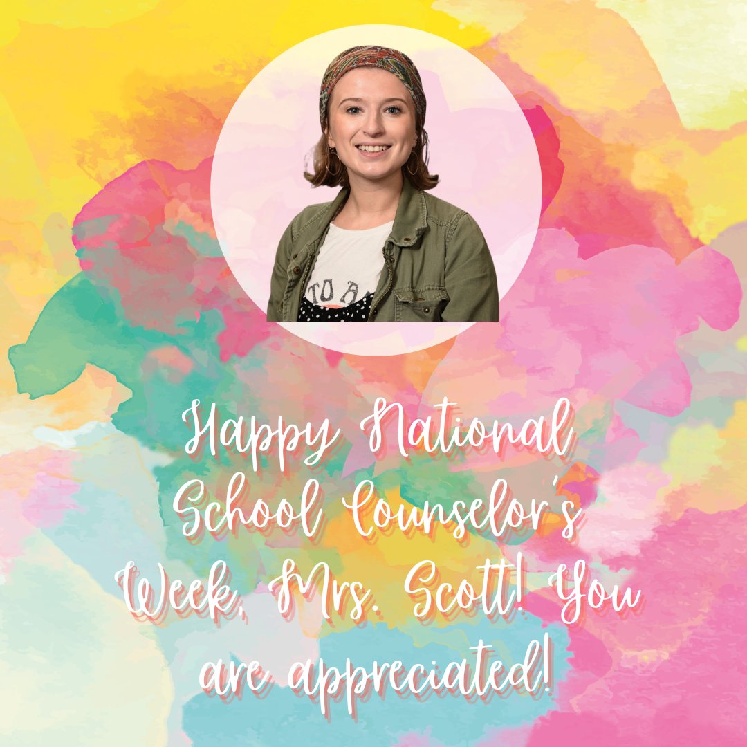 KittrellSchool's tweet photo. Happy National School Counselor's Week to our wonderful school counselor, Mrs. Scott! Thank you for everything you do. We appreciate you! https://t.co/LA6Hvwv02z